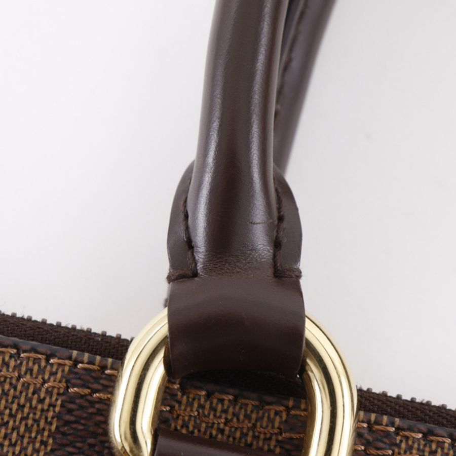 路易威登 Saleya PM 手提包 N51183 Damier 帆布 2007 棕色 VI4077 A5 拉鍊 女士-9