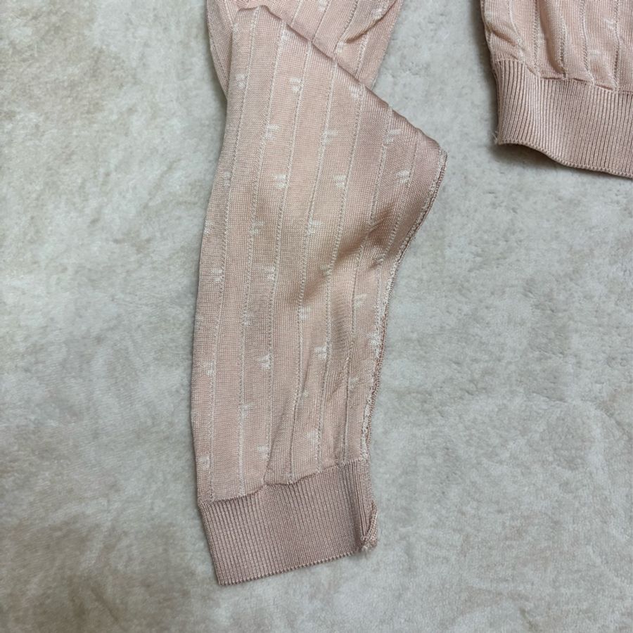 Fendi 高領條紋針織上衣-8