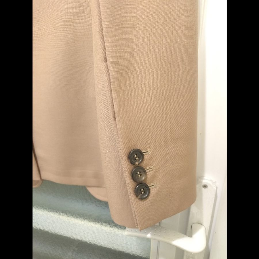 Prada 駝色西裝外套-4