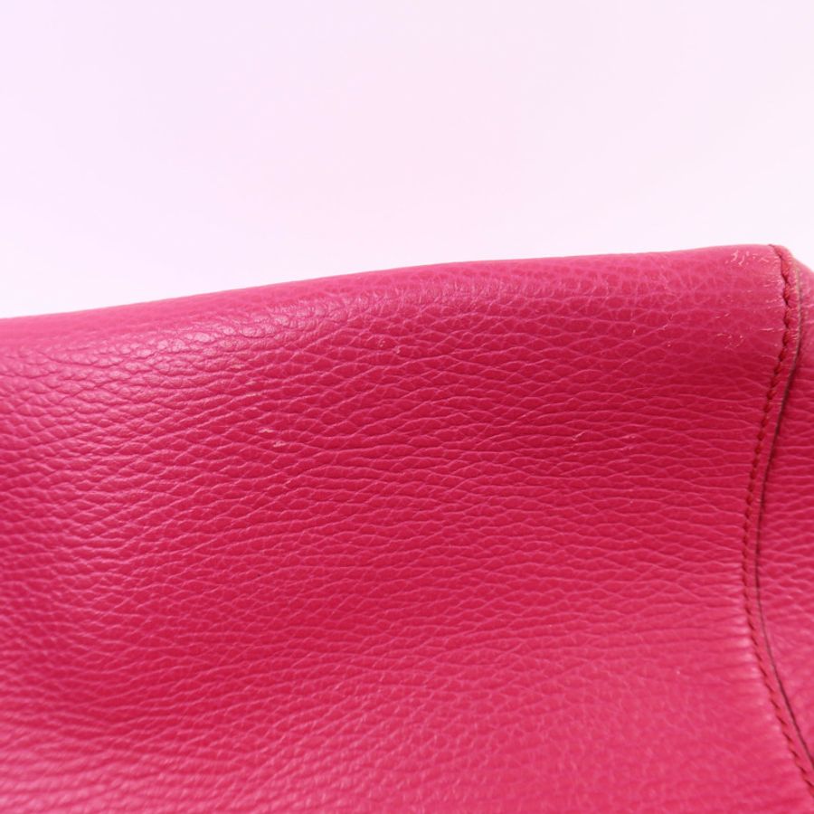 GUCCI 牛皮皮革Shoulder Bag金扣肩背袋-16