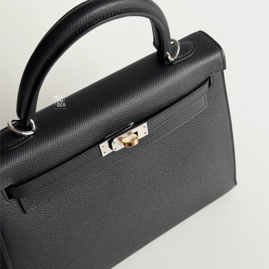 全新🖤全配有購證🙌🏻 天菜等級😍 Hermès 愛馬仕 Kelly 25 黑色鴛鴦釦-2
