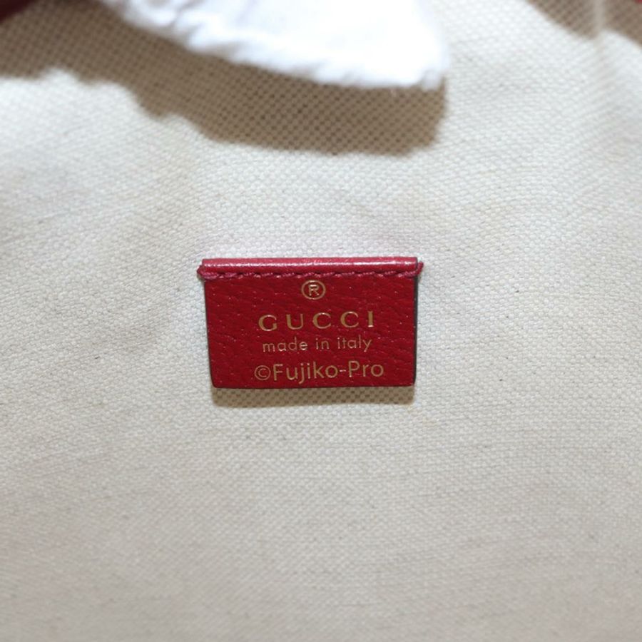 【日本直送】GUCCI Micro GG Supreme Doraemon 聯名款 PVC 手提包 625216 正品 156657SAM-19