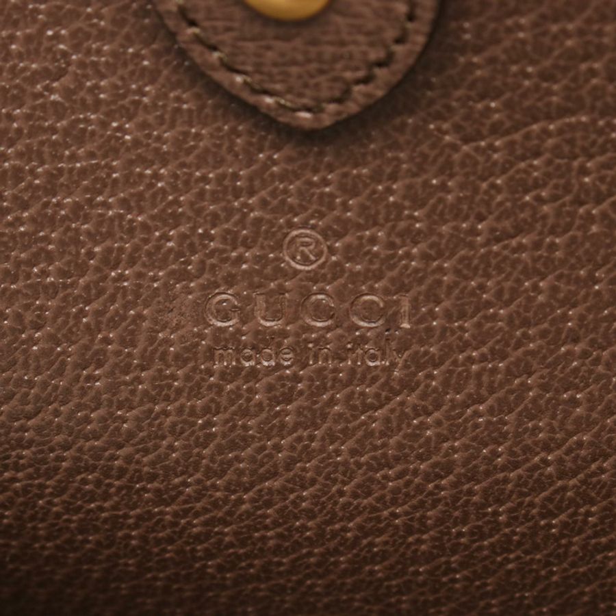 GUCCI GG Supreme 兩用斜背包 688497 帆布皮革 米色 棕色 多色-3
