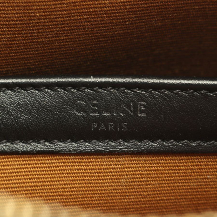 CELINE Triomphe 中斜背包 194502CIM.38OG 帆布皮革-3