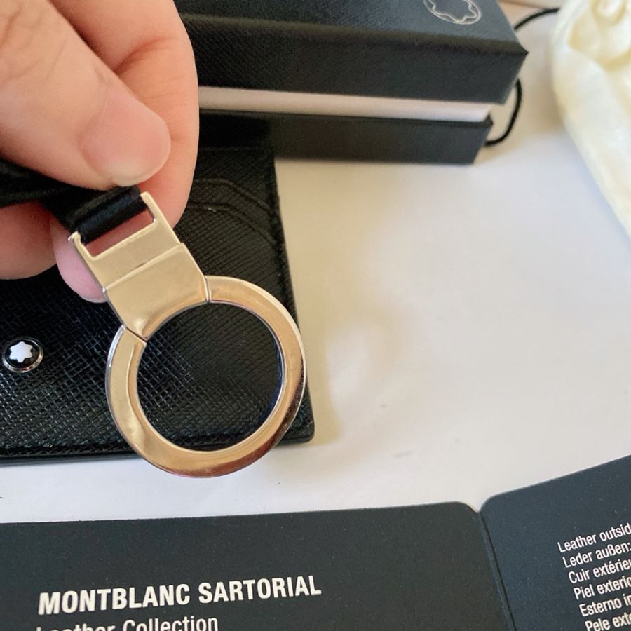 Montblanc萬寶龍識別證 Sartorial 匠心系列 Leather collection 黑色(附繩)-7