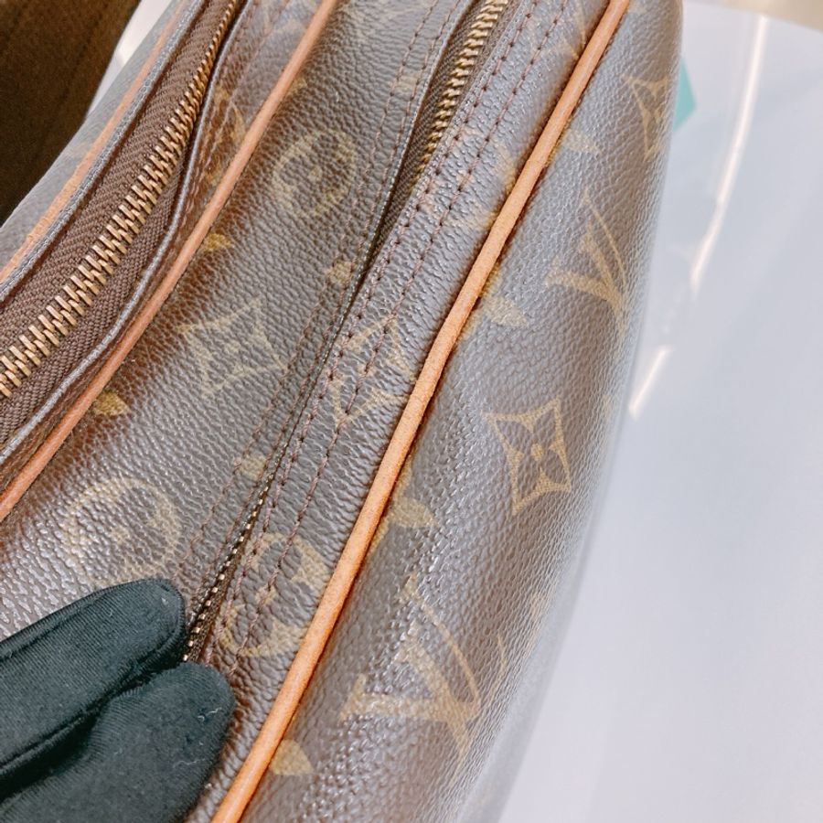 MS0409 LOUIS VUITTON 路易威登經典花紋可調節肩帶包包REPORTER SHOULDER BAG PM MONOGRAM CANVAS-9