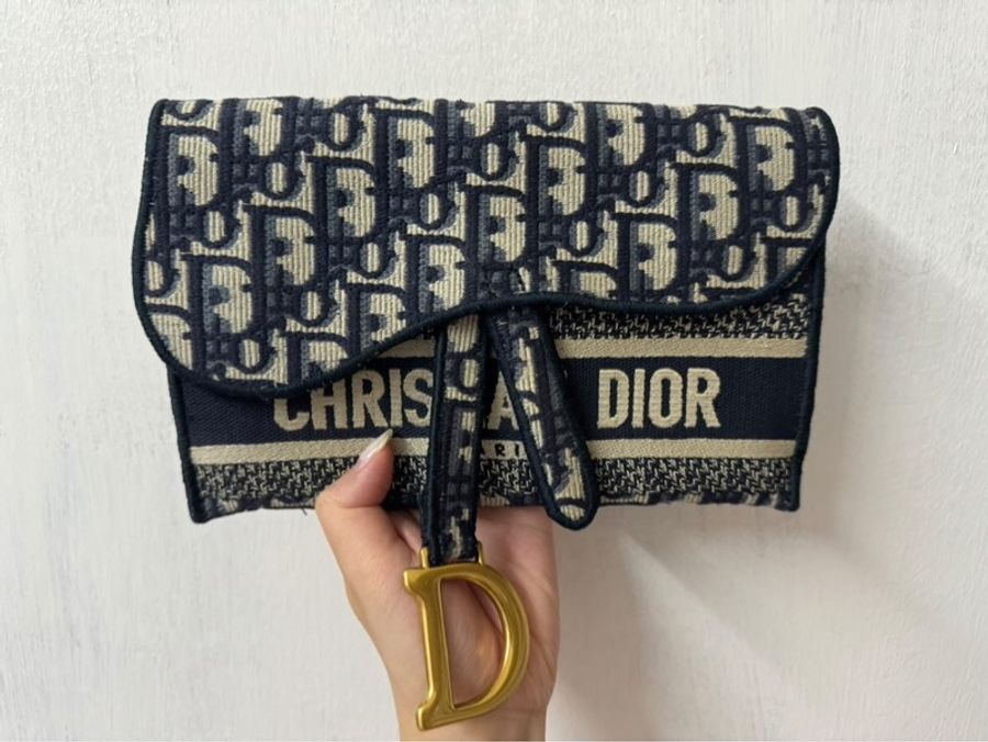 Dior Oblique 緹花 Saddle bag-9