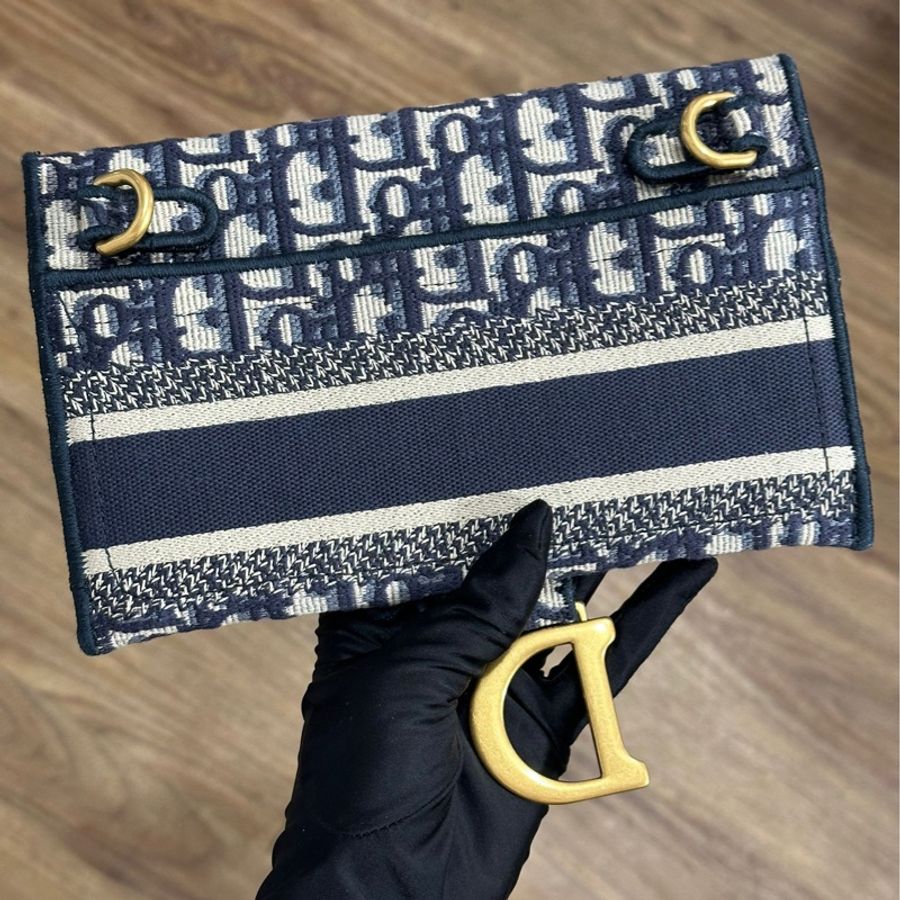 Dior Oblique 緹花 Saddle bag-10
