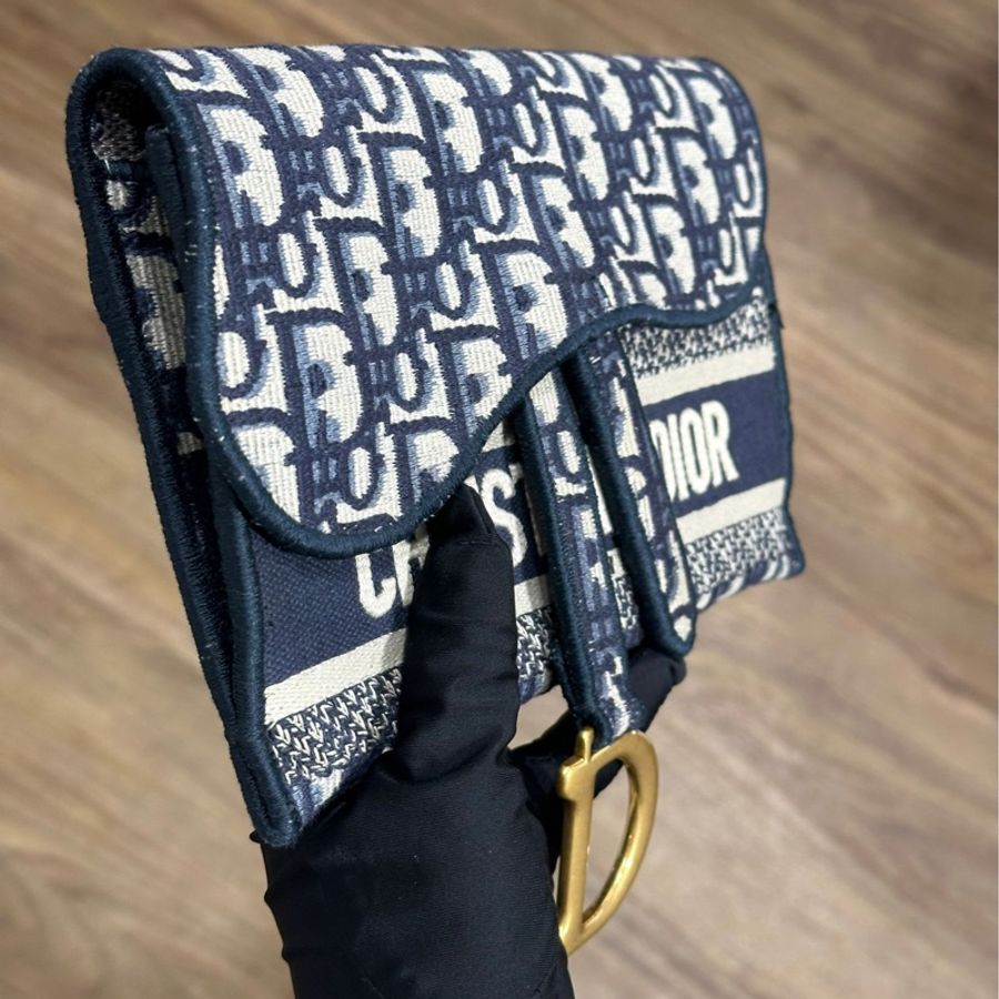 Dior Oblique 緹花 Saddle bag-11