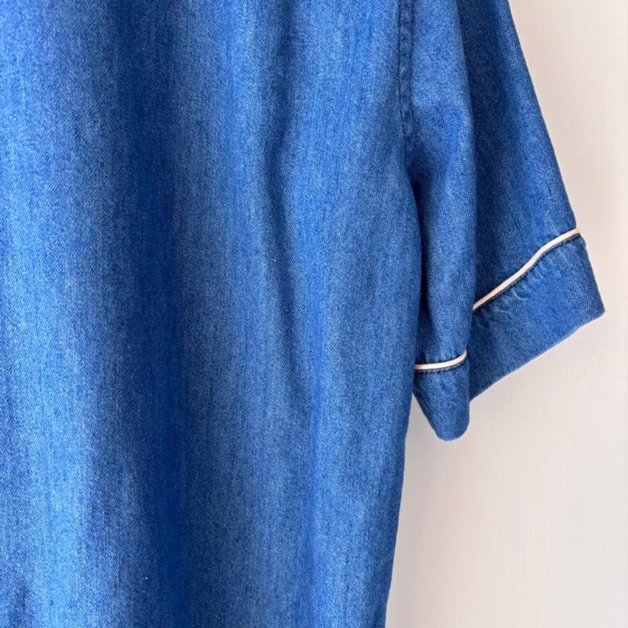 ::GUCCI:: 單寧G字刺繡上衣 外罩衫 Denim shirt with G patch-9