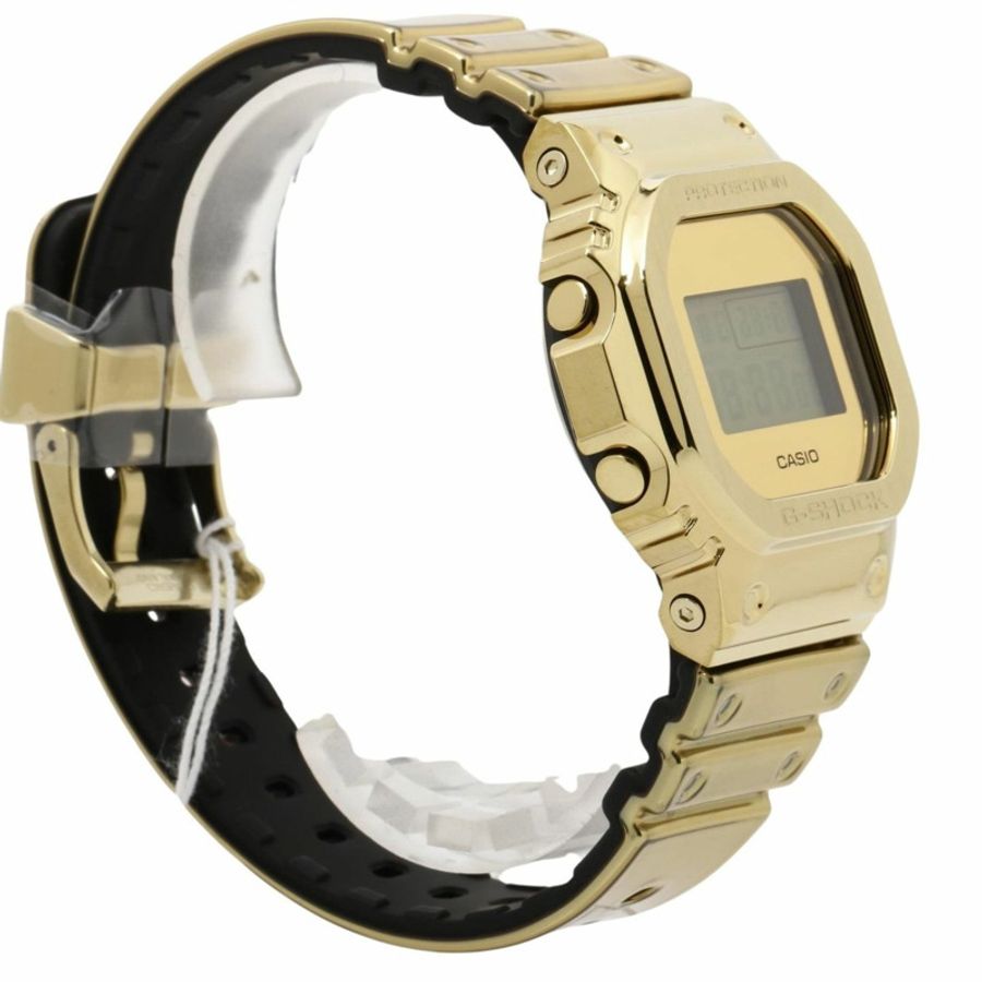 卡西歐 G-SHOCK GM5600YMG9JF 男士電子錶，金色/黑色樹脂/不鏽鋼-2