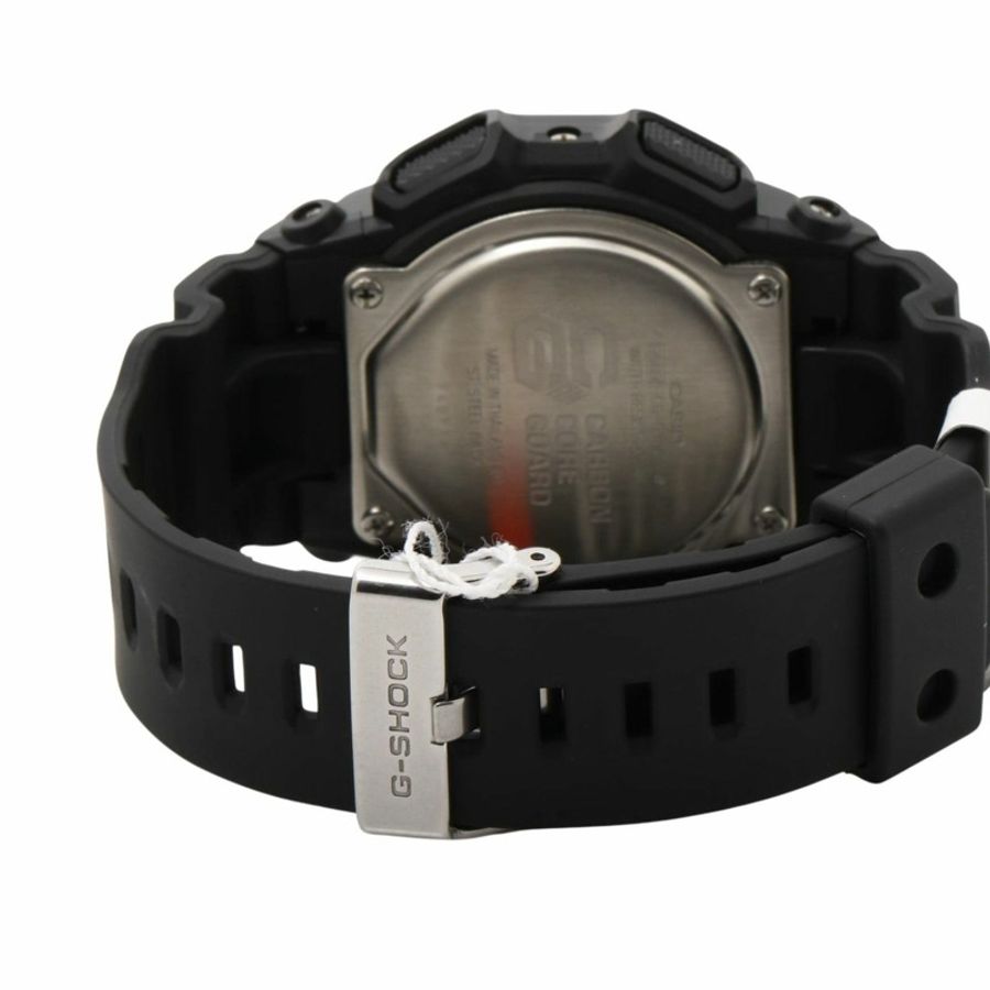 卡西歐 G-SHOCK GD010 系列 GD010GB1A9JF 男士數位手錶,黑色碳纖維/樹脂-4