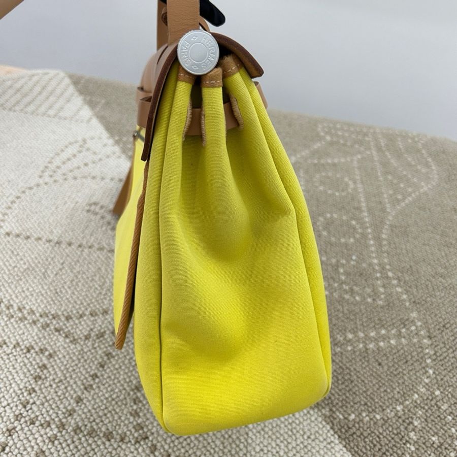 Hermes✨Herbag 31 檸檬黃 Y刻-3
