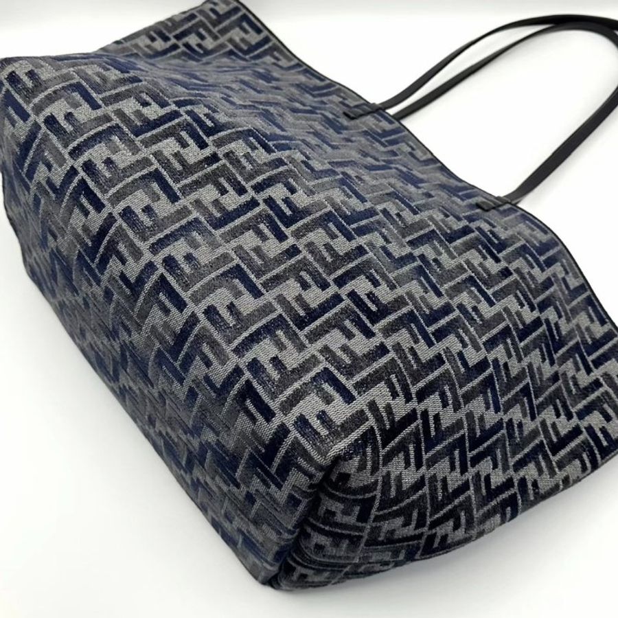 FENDI 經典雙F老花手提托 特包32*26*23 9新 配件塵袋-3