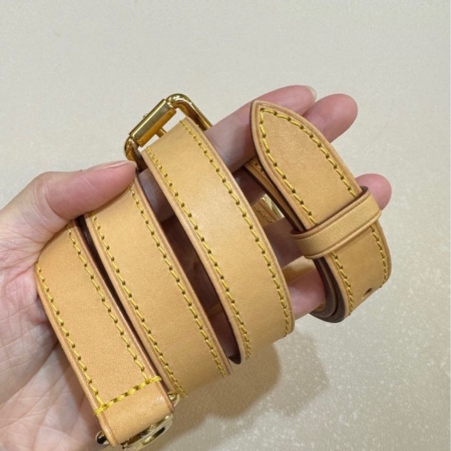LV  Melie  原花金釦雙側拉鍊 肩背包 斜背包 兩用包-14