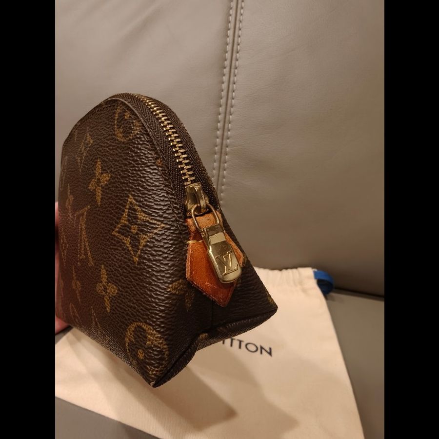 特價出清日本帶回中古2手LV老花化妝包,內裡乾淨-3
