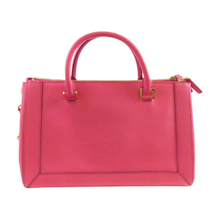 MCM 牛皮皮革2Way Shoulder Bag金扣手挽肩背兩用袋-1