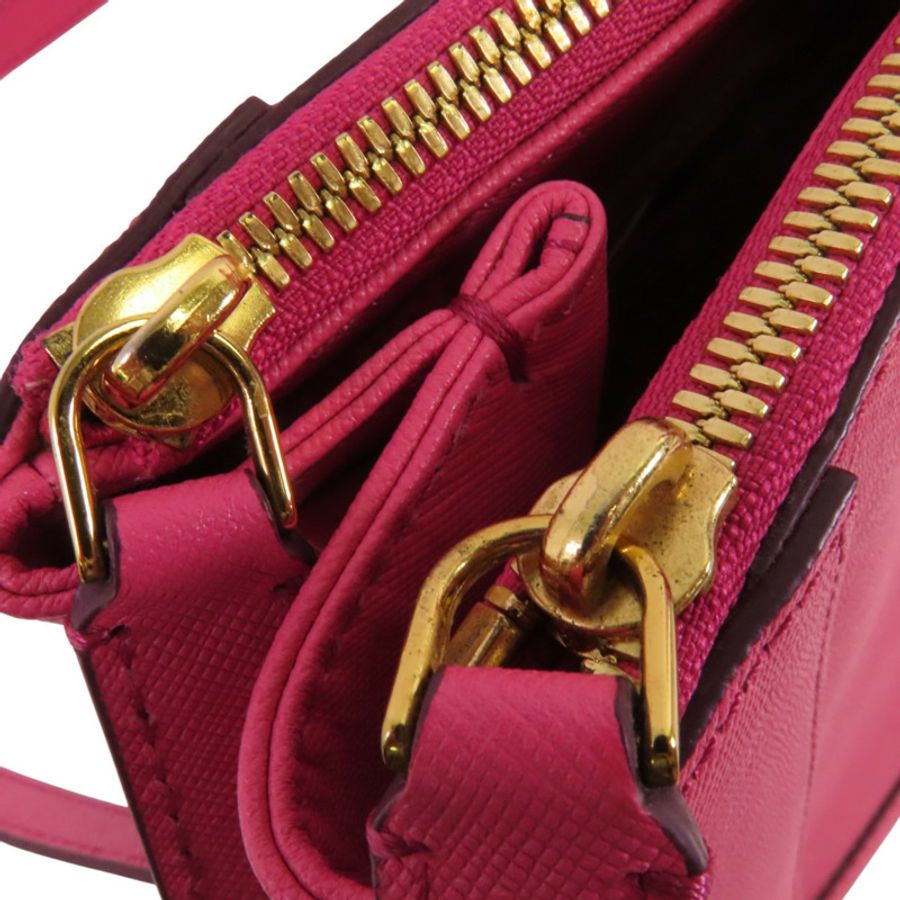 MCM 牛皮皮革2Way Shoulder Bag金扣手挽肩背兩用袋-8