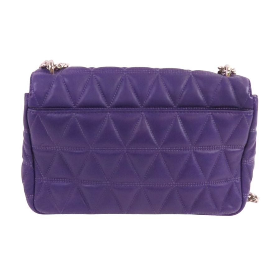 Michael Kors 羊皮皮革Chain Shoulder Bag銀扣鏈帶肩背袋-1