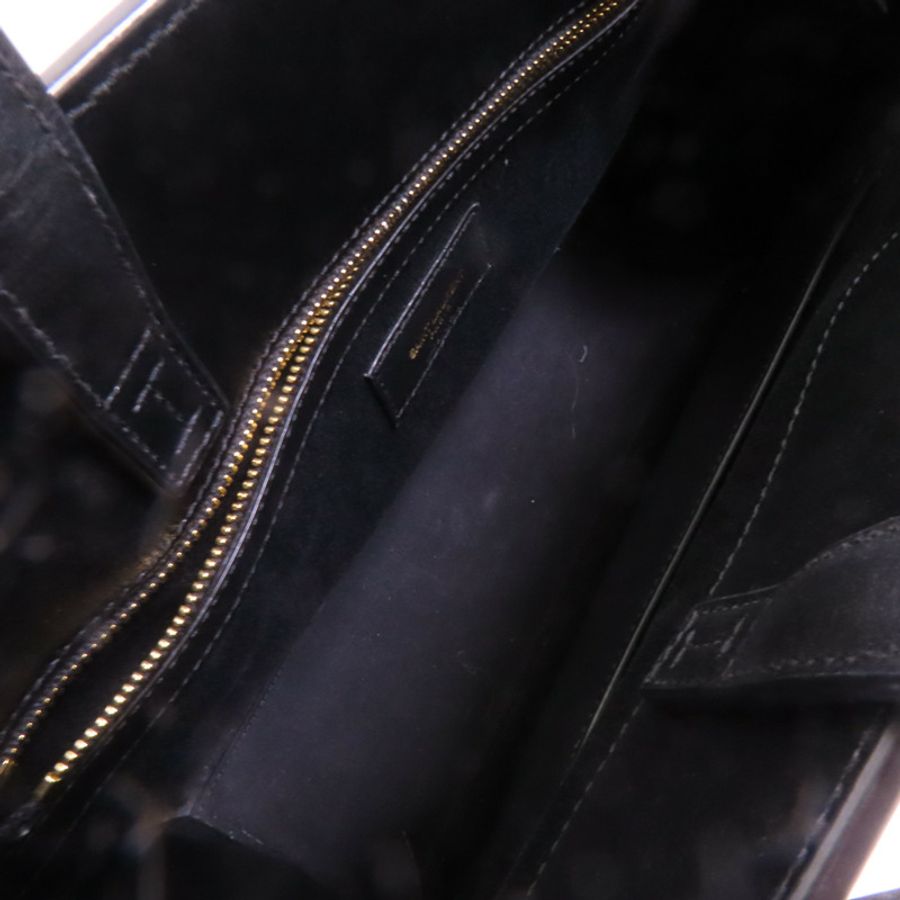 SAINT LAURENT 馬毛Manhattan金扣手挽肩背兩用袋-4