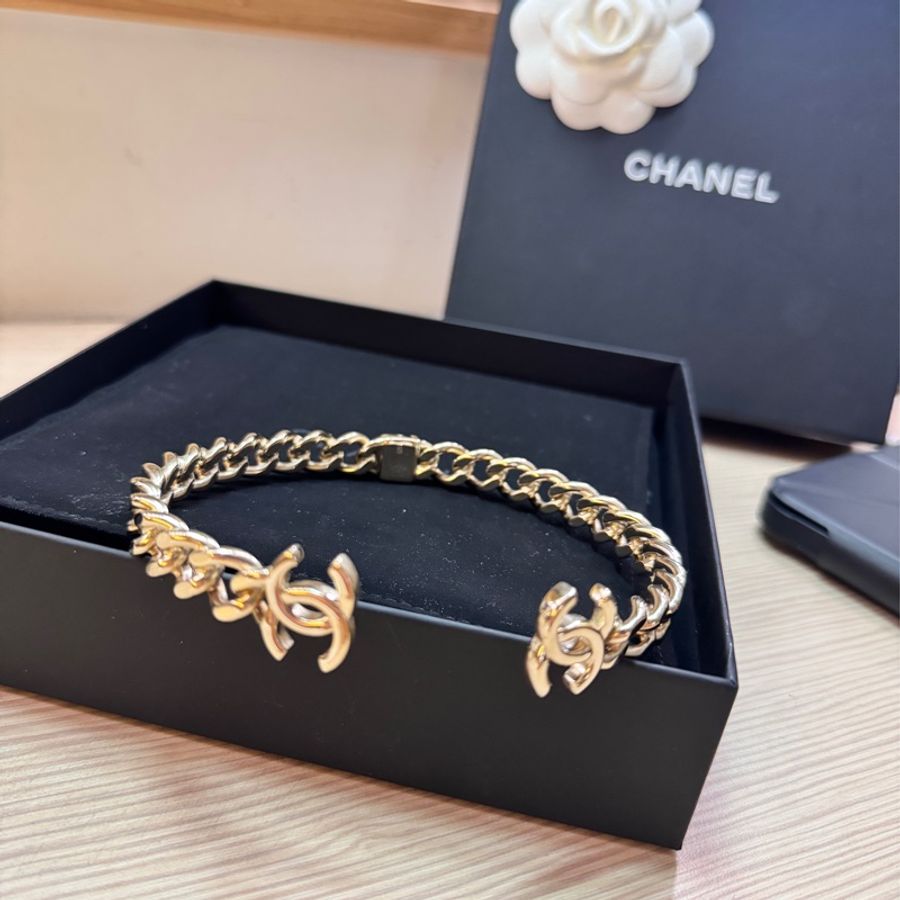 Chanel logo頸鏈-0