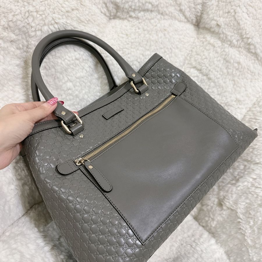 未使用Gucci 手提肩背包 (大象灰)-22