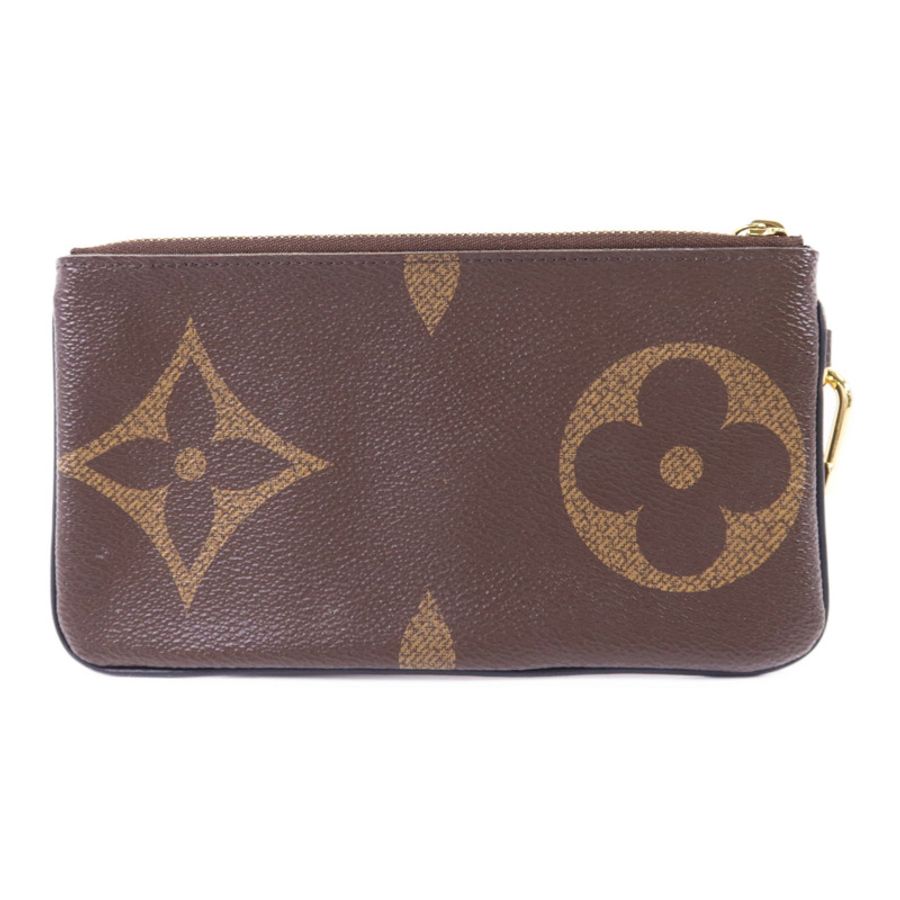 LOUIS VUITTON Monogram Reverse Pochette Trio金扣手拿包-3