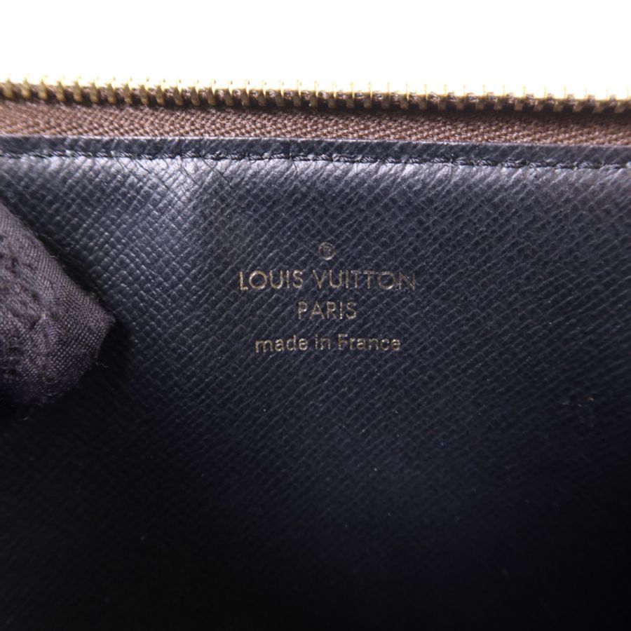 LOUIS VUITTON Monogram Reverse Pochette Trio金扣手拿包-6