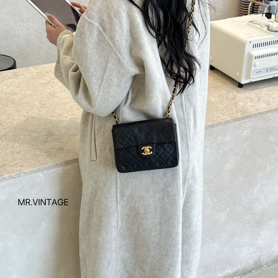 🏷Chanel CF17小方胖 五金含24k金-1