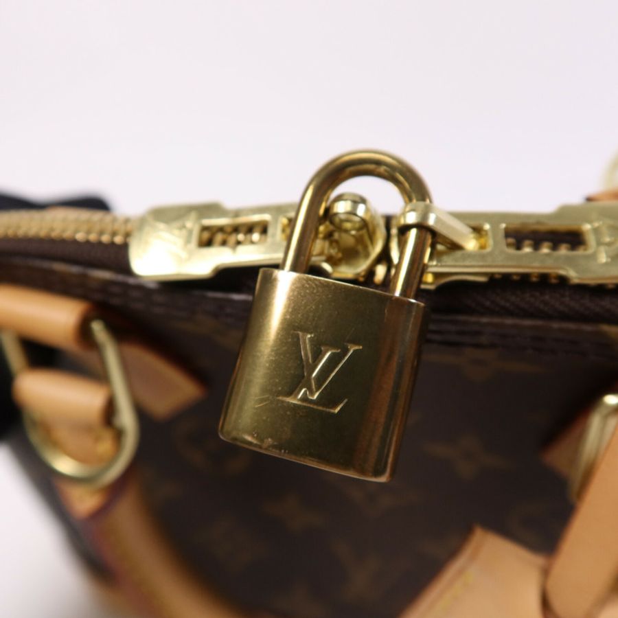 LOUIS VUITTON Monogram Alma BB金扣手挽肩背兩用袋-6