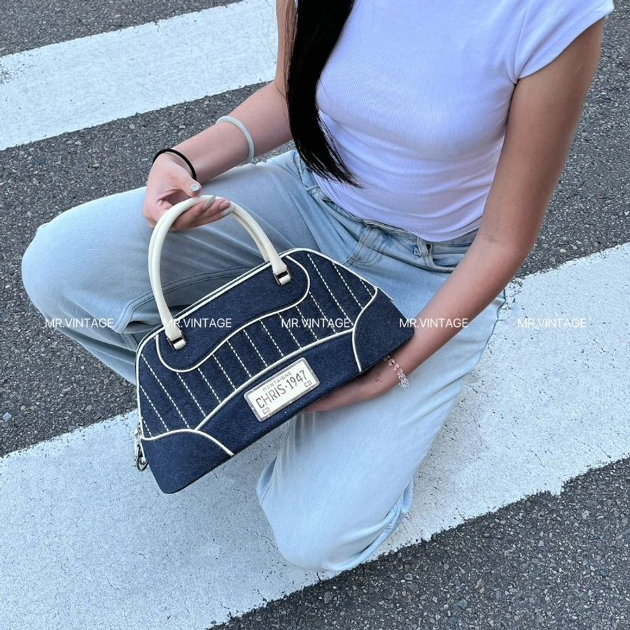🏷Dior牛仔手提包-0