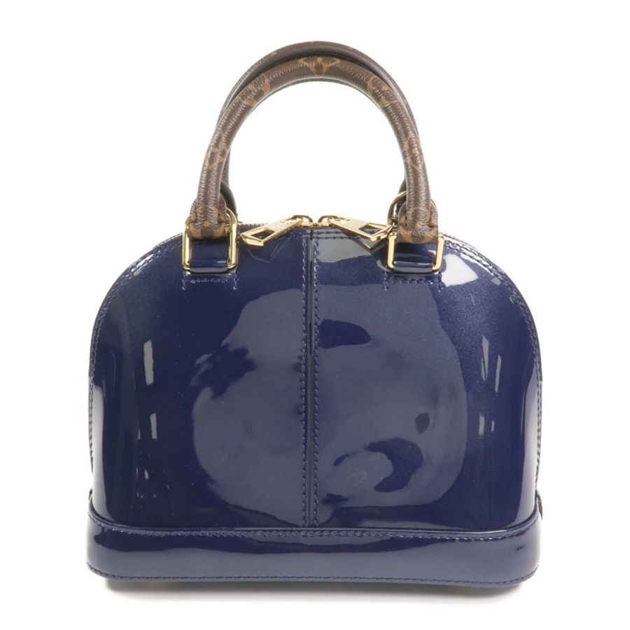 LOUIS VUITTON Monogram/Monogram Vernis Alma BB金扣手挽肩背兩用袋-2