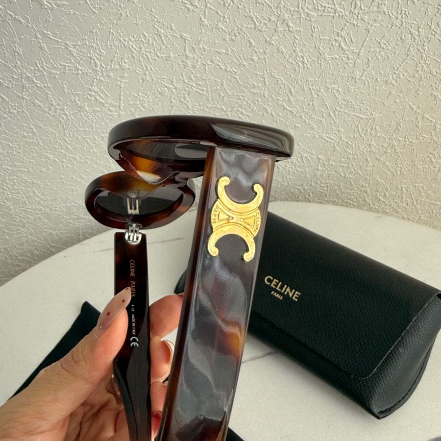 Celine 琥珀網美墨鏡🕶️-3
