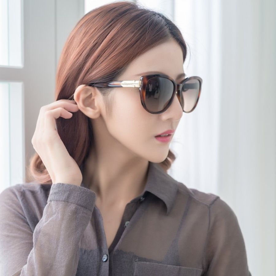 Salvatore Ferragamo 太陽眼鏡 (淺琥珀)-5