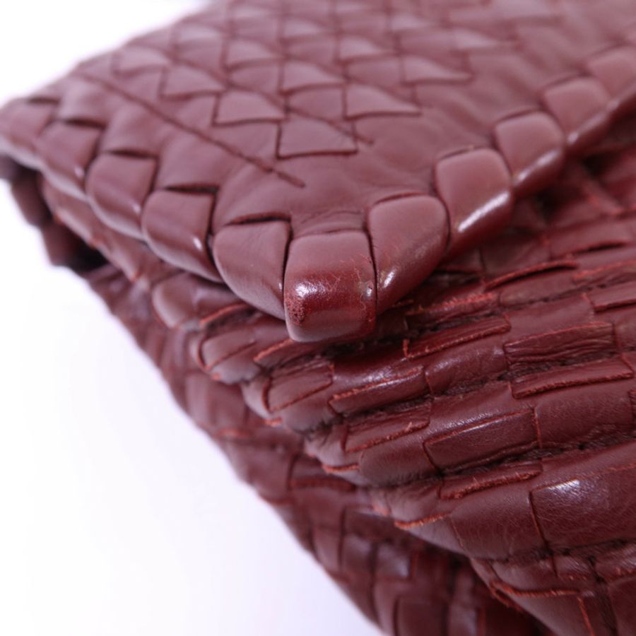 BOTTEGA VENETA 織紋皮革Shoulder Bag鏈帶肩背袋-20