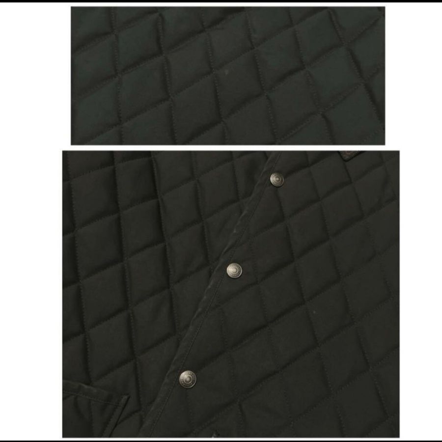 M碼／日本二手精品／BURBERRY／時尚女神絎縫外套-7