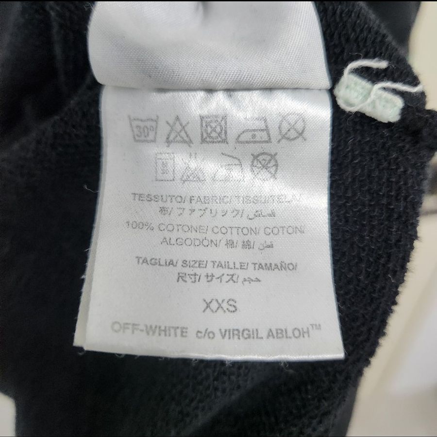 Off-White 荊棘玫瑰花長袖大學T-4