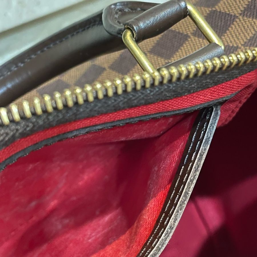 LV speedy 30 棋盤格  波士頓包 手提包-19