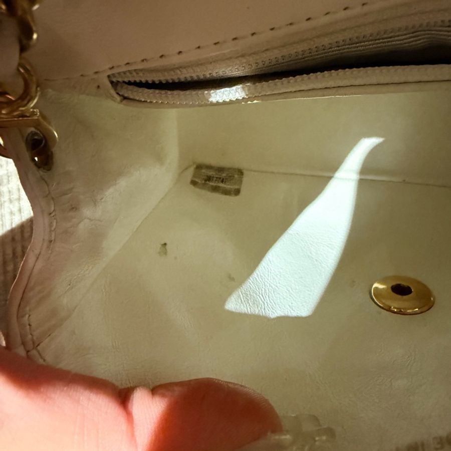 Chanel 老香 vintage 方胖子 奶油白-18