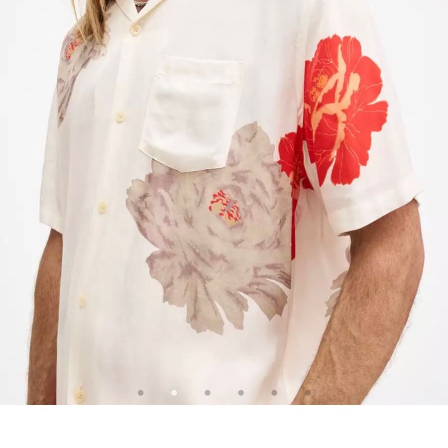 Allsaints ROZE夏威夷花襯衫-5