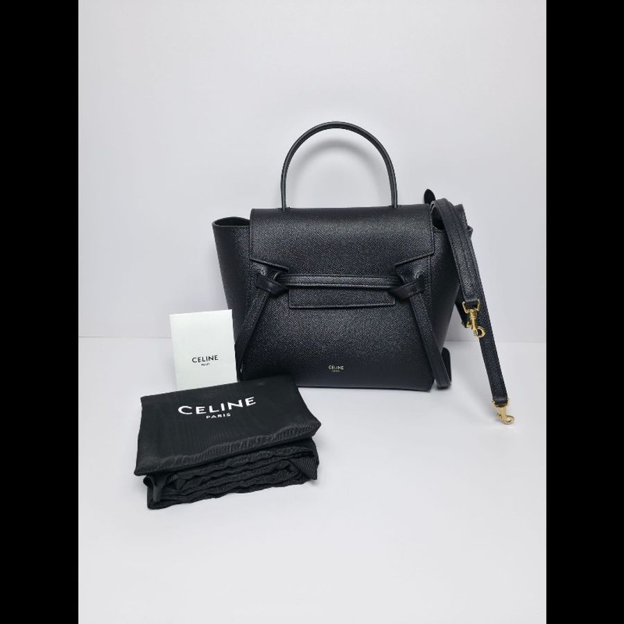 Celine 黑色Nano Belt Bag-0