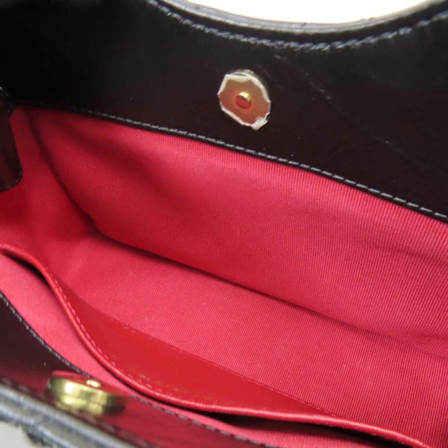 黑色 亮面漆皮 菱格紋 Matelasse Small Hobo Bag 肩背包【CHANEL 香奈兒】 AS3710-6