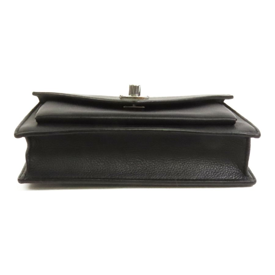 LOUIS VUITTON 牛皮皮革Mylockme銀扣鏈帶肩背袋-3