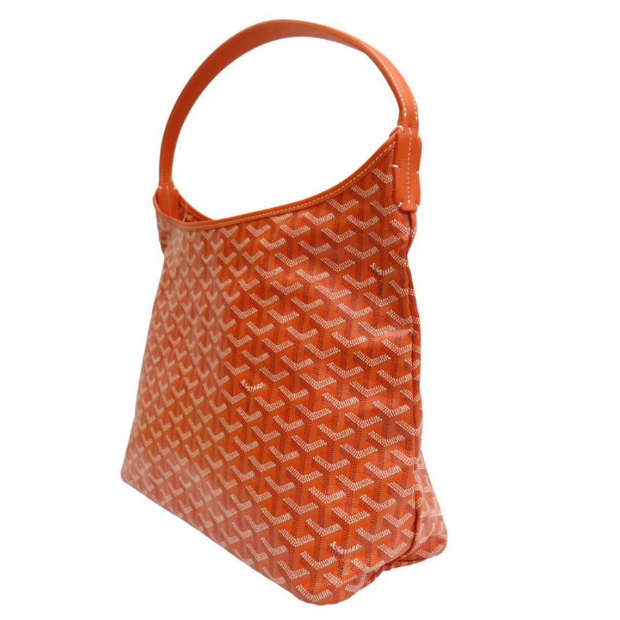 橘色 Goyardine 帆布 Boheme Hobo 肩背包【GOYARD 高雅德】 BOHEMEPMLTY07CL07P-2