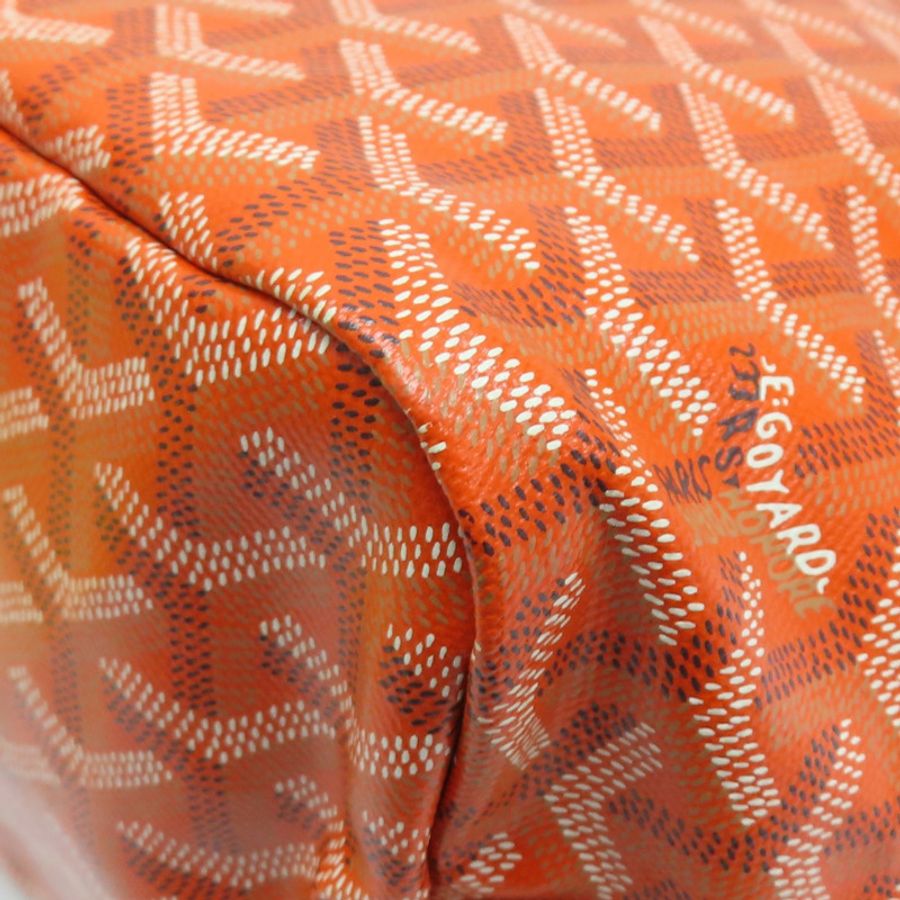 橘色 Goyardine 帆布 Boheme Hobo 肩背包【GOYARD 高雅德】 BOHEMEPMLTY07CL07P-11