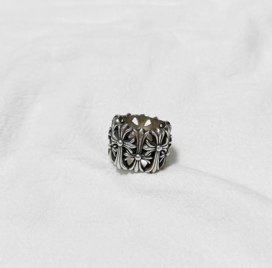 🔥新到:Chrome Hearts / 克羅心 9號 尺寸 墓葬十字架戒指 經典墓葬十字花設計,尺寸:16碼-2