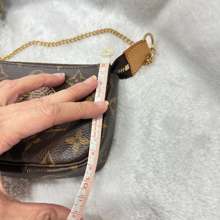 LV經典老花monogram圖騰麻將包 印花 小包 郵戳 塗鴉-21
