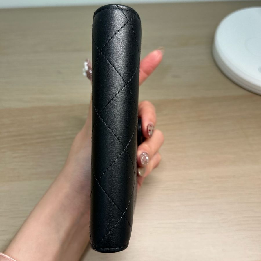 Chanel so black passport holder/wallet 香奈兒護照夾&中夾（有拉鏈零錢袋）-2