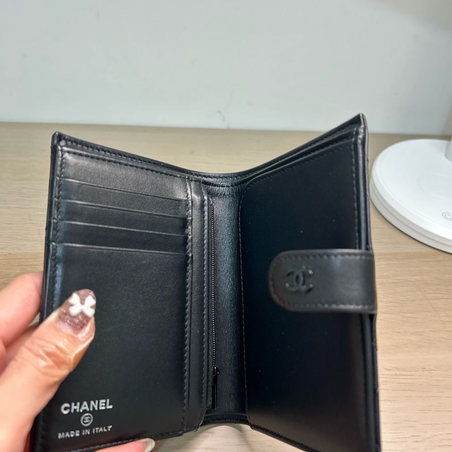 Chanel so black passport holder/wallet 香奈兒護照夾&中夾（有拉鏈零錢袋）-12