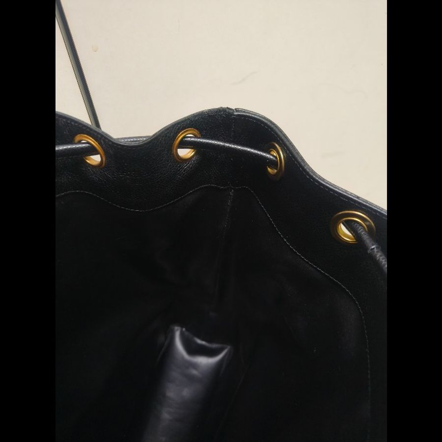 【8成新】㊣✨CHANEL✨(附防塵袋)香奈兒 老香 小香 雙C 黑金 雷標 牛皮 金球 托特包 肩背包 水桶包/二手包/二手精品🌳二手樹屋🌳-37